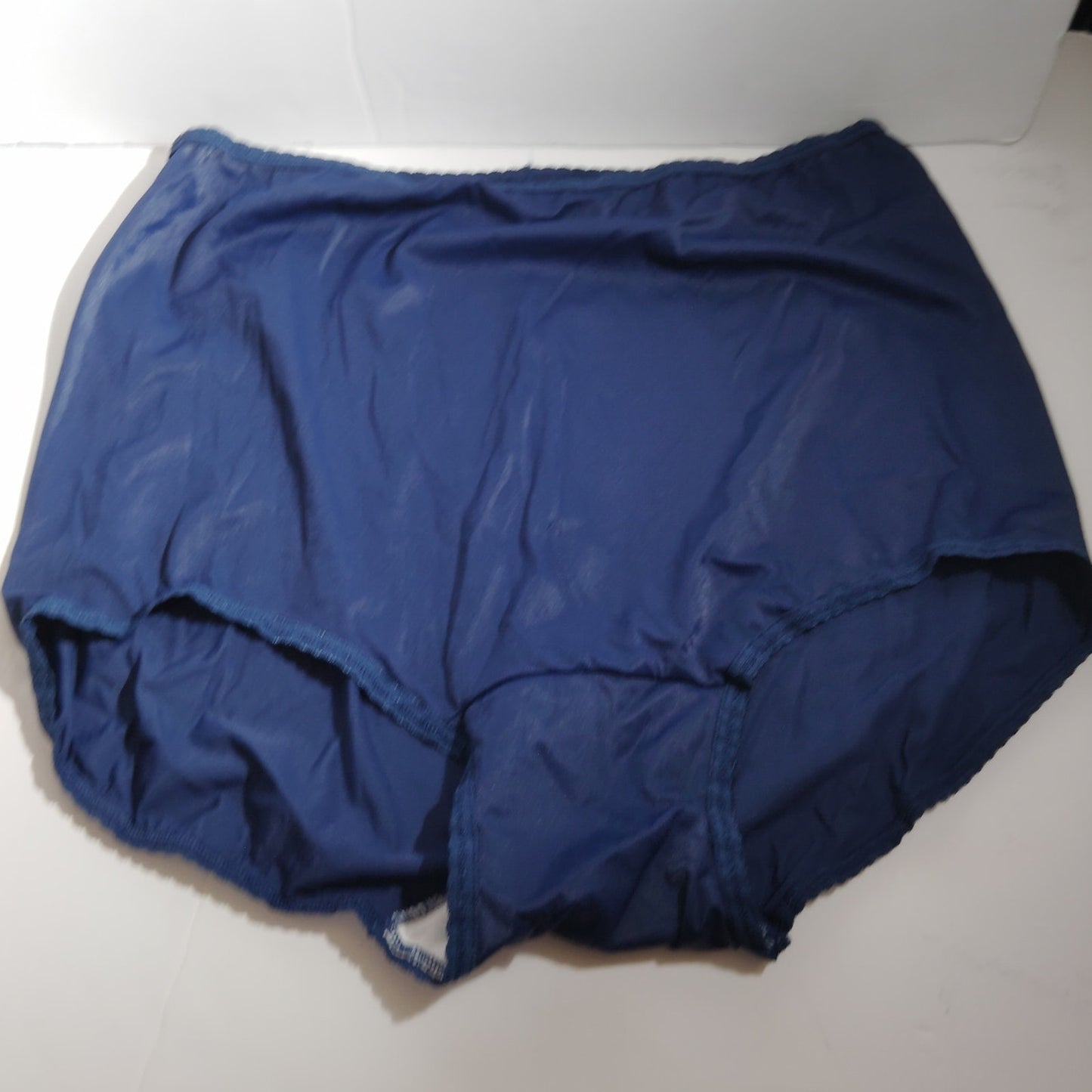 Bali A633 Skimp Skamp Brief Panty 3‑Pack Nude Navy Lace Size 4X/11