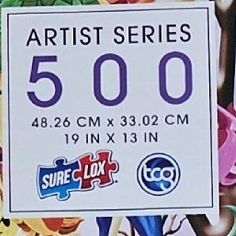Artist Series 500‑Piece Puzzle – Happy Town Celebration, 19" x 13"