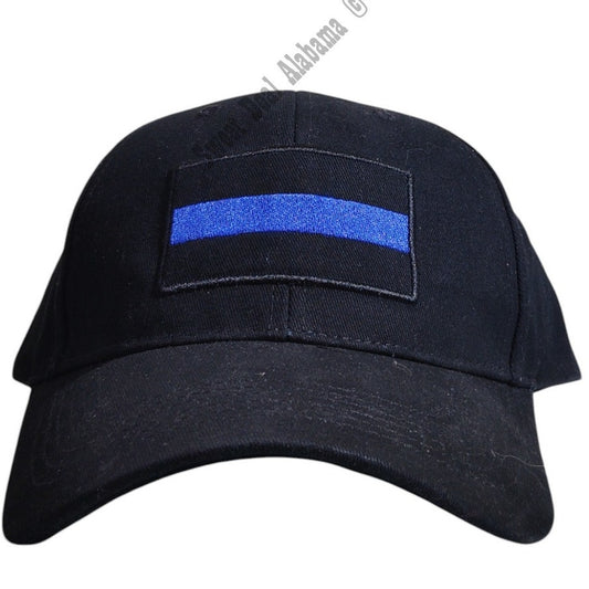 Rothco Thin Blue Line Low Profile Cap, Baseball Cap,. Hat, Black, One Size