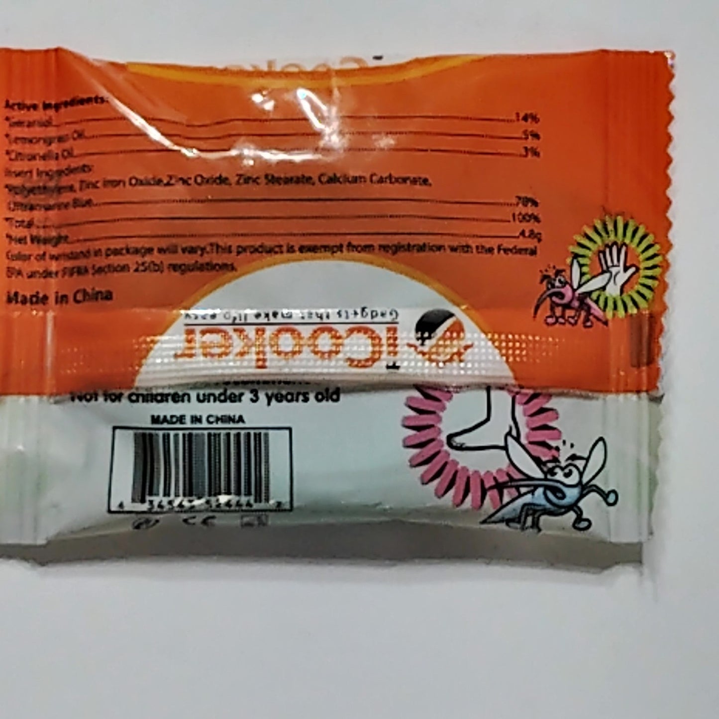 13 Pk Mosquito Repellent Bracelets, Individually Wrapped DEET‑Free Bands