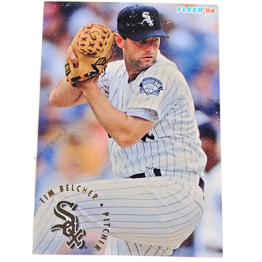 Tim Belcher, Chicago White Sox #74, 1994 Fleer Baseball Collector's Card