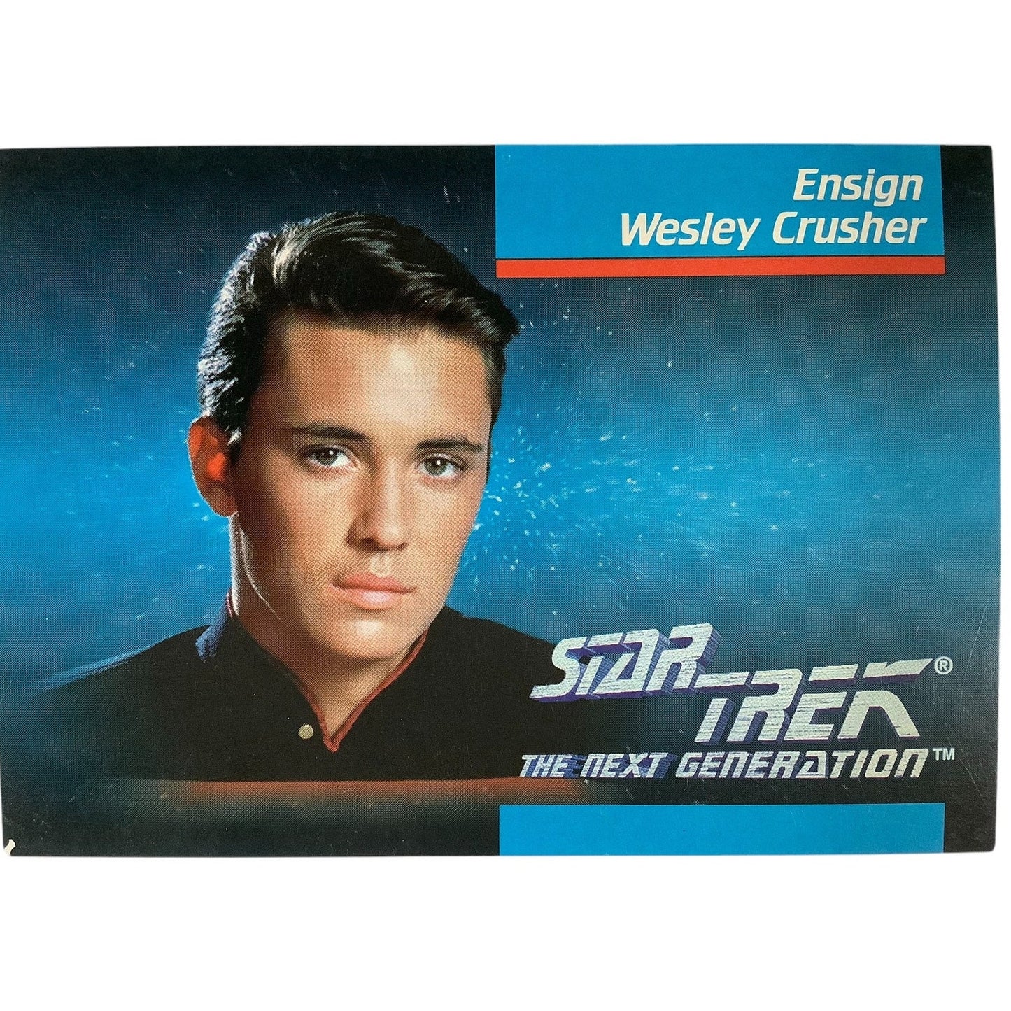 Ensign Wesley Crusher, Star Trek, The Next Generation, 1992, Impel Card No.012