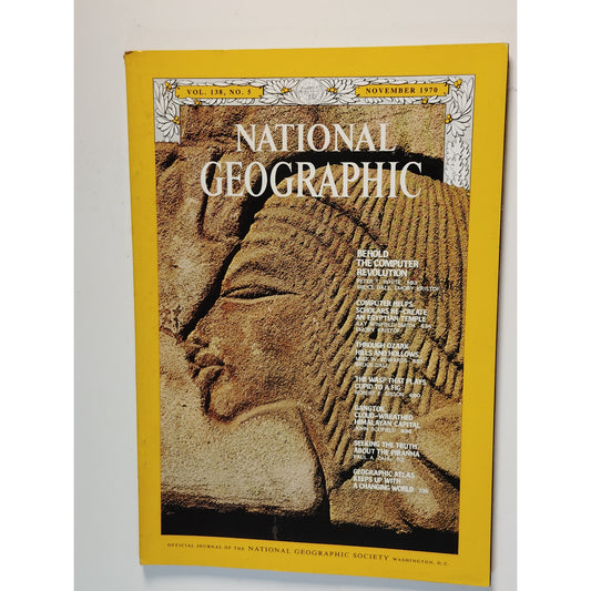 National Geographic – November 1970, Ozark Hills, Computer Revolution, Piranha