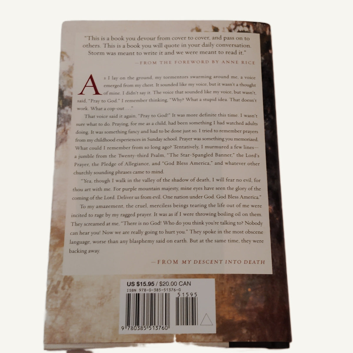 My Descent into Death: A Second Chance at Life - Howard Storm 2005 1st Ed HC