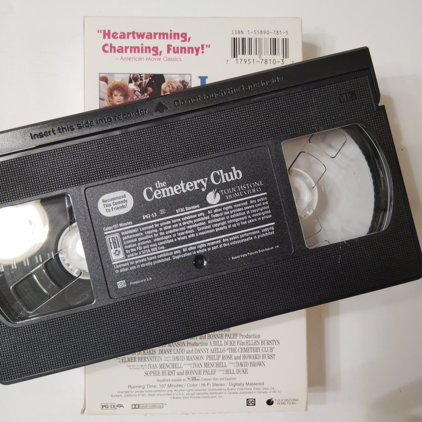 Cemetery Club VHS 1997 Ellen Burstyn Olympia Dukakis Diane Ladd Drama