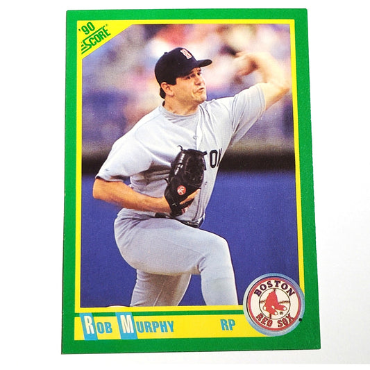 1990 Score Rob Murphy #165 Boston Red Sox Relief Pitcher MLB Baseball EX