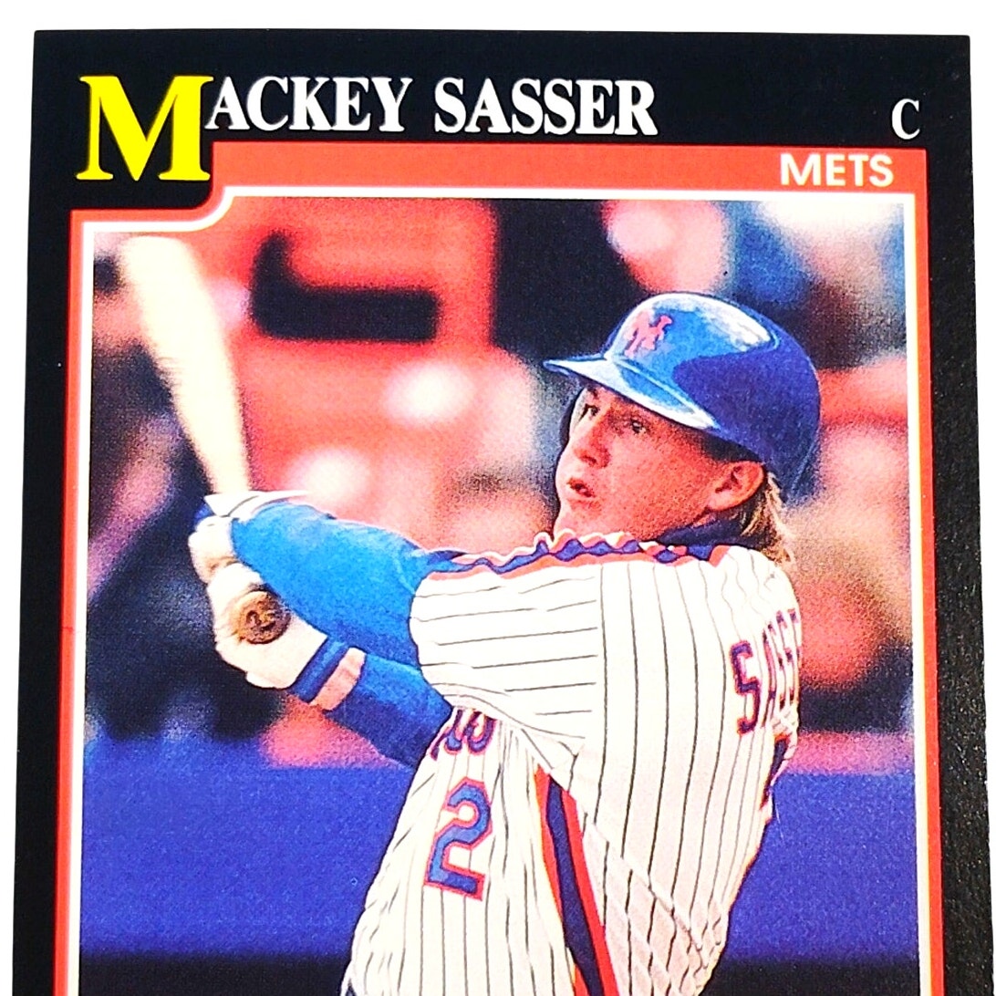 1991 Score Mackey Sasser #307 New York Mets Catcher MLB Baseball Card NM