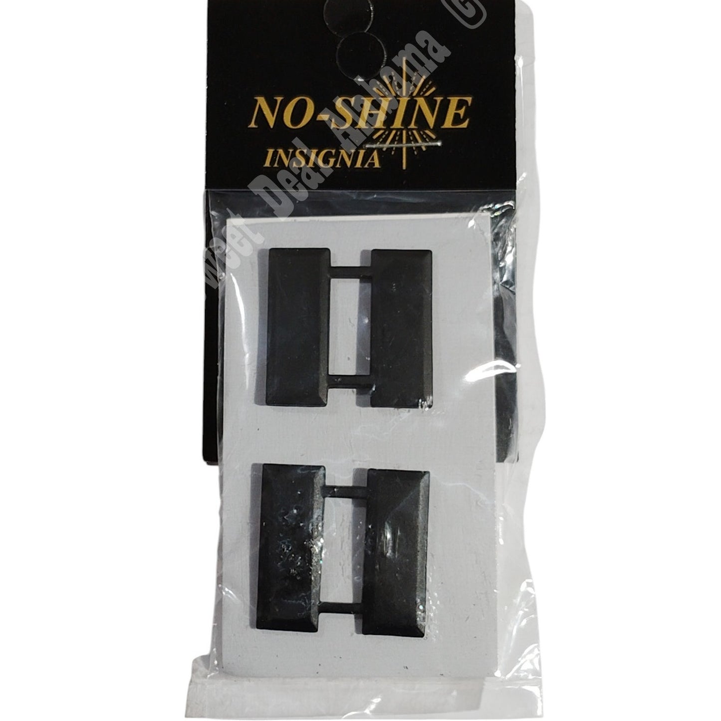 Rank O3 Captain (CPT) Device Pin Set, Subdued Black, 1" x 1", NIP
