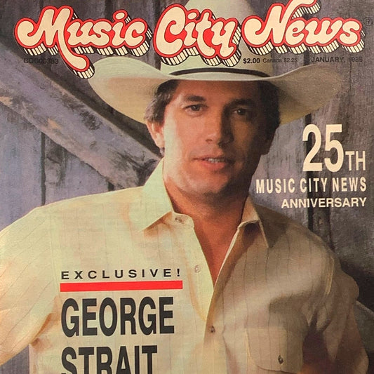 Music City News Magazine, Jan 1988 - Special 25th Anniversary Edition, 64 Pages