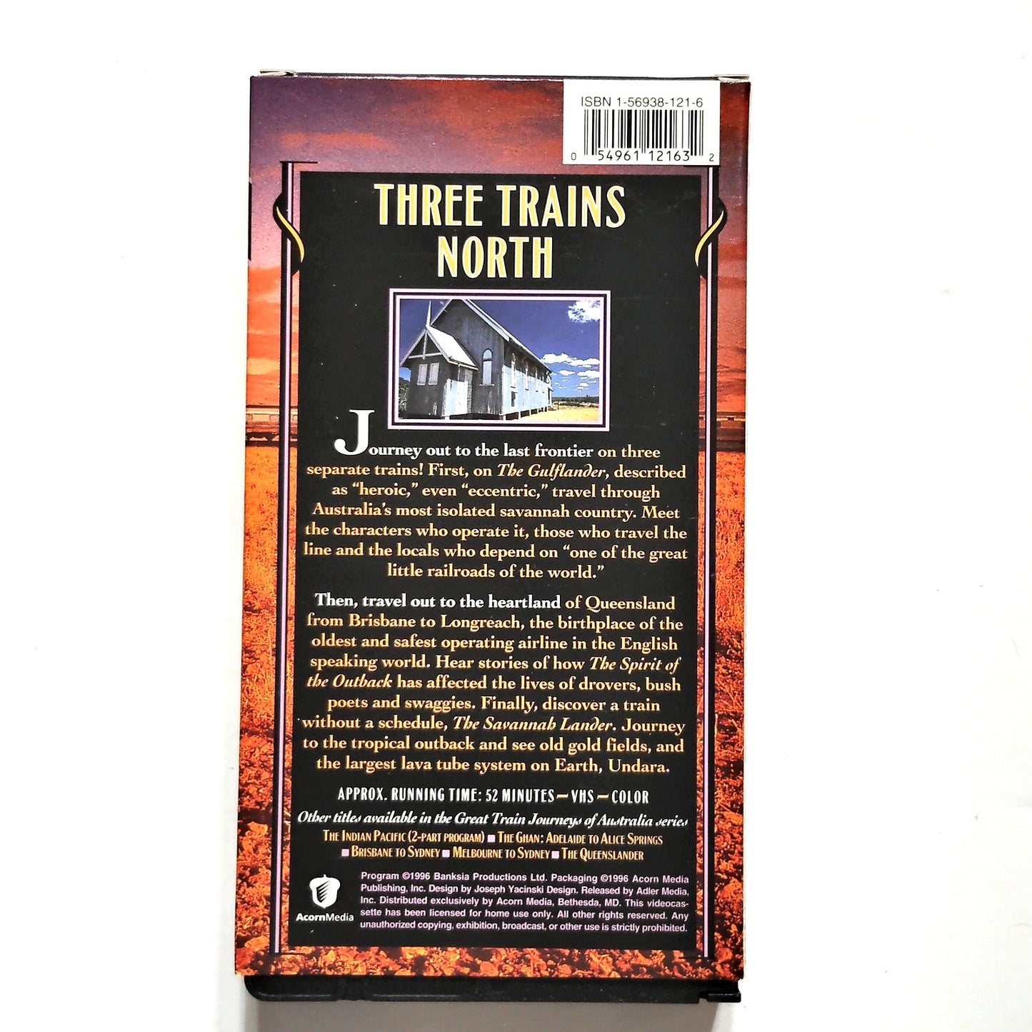 Great Train Journeys of Australia 5‑Tape VHS Boxed Set 1997 Travel Documentary