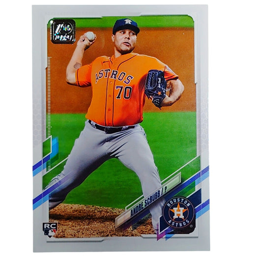 2021 Topps Series 2 Rookie Andre Scrubb 384 RC Houston Astros Pitcher VG/EX