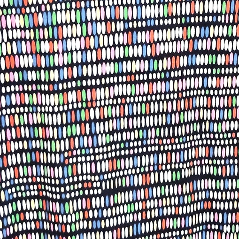 Blair Multicolor Geometric Print Top Women’s Large Excellent Estate Short Sleeve