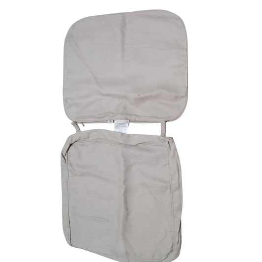 Outdoor Furniture Slipcover Set: Seat: 24"W×24"D & Back: 27.5"W×24"H Taupe Beige