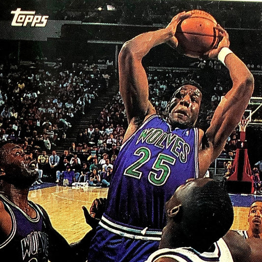 Marlon Maxey, Minnesota Timberwolves, 1993 Topps Collector's Card 168, EXC