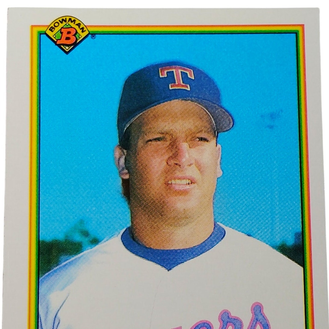1990 Bowman Scott Coolbaugh #494 Texas Rangers Third Baseman Baseball Card NM