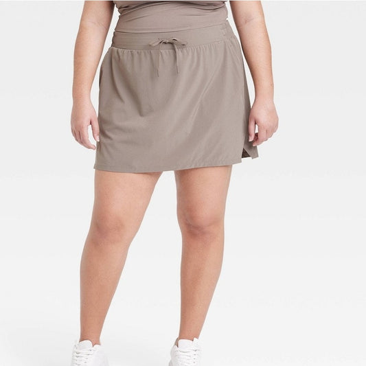 All in Motion Women’s Stretch Skort Dark Brown 4X