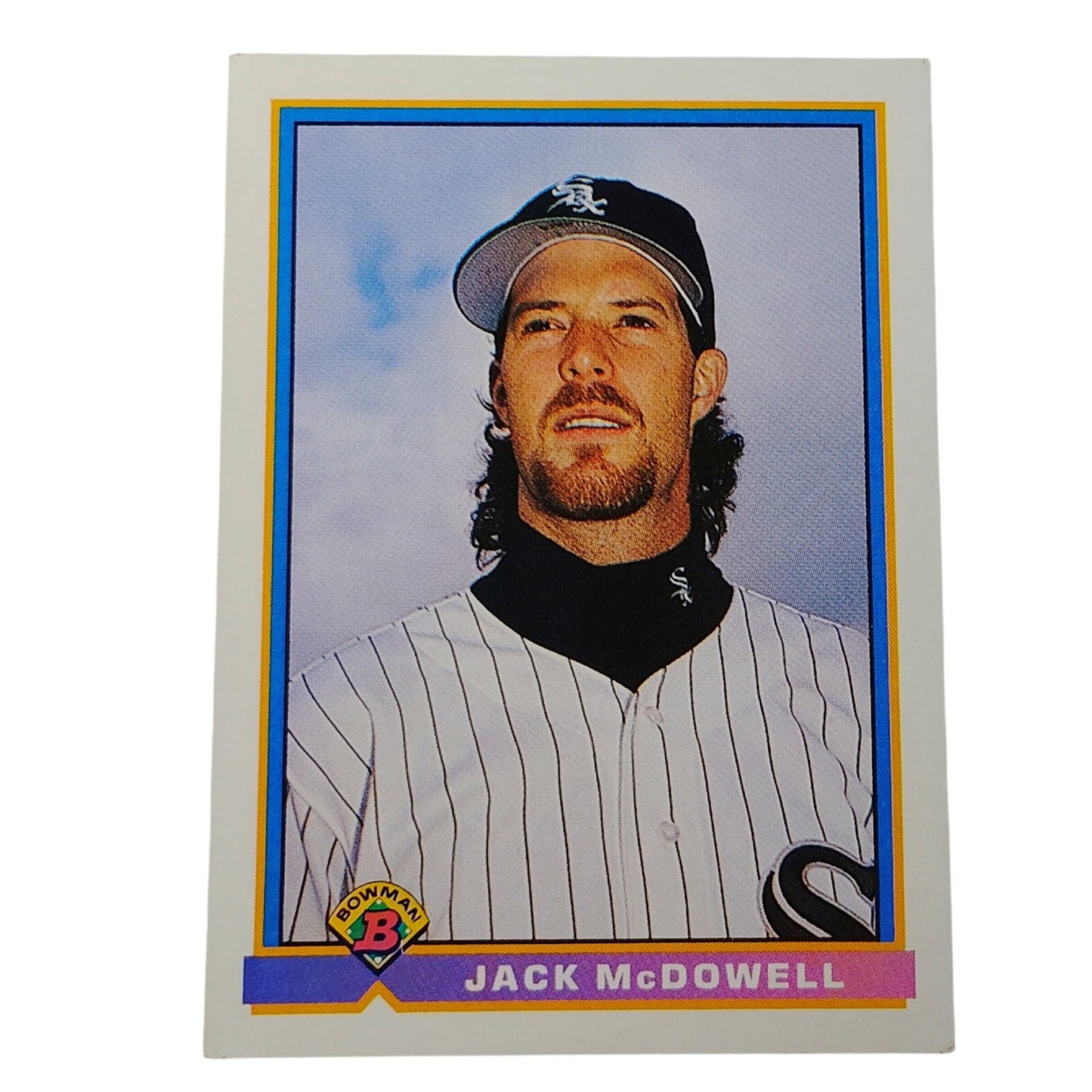 1991 Bowman Jack McDowell #352 Chicago White Sox Pitcher Black Jack Card NM