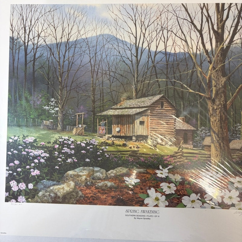 Wayne Spindley Spring Awakening Southern Seasons Signed, 22/250 Art Print 25x20"