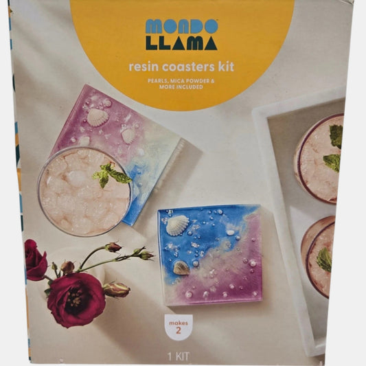 2ct Shell Resin Coasters Craft Kit – Mondo Llama