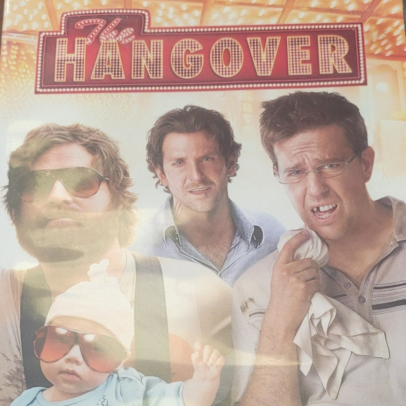 The Hangover DVD Comedy, Cooper Helms Galifianakis Las Vegas Bachelor Party 2009