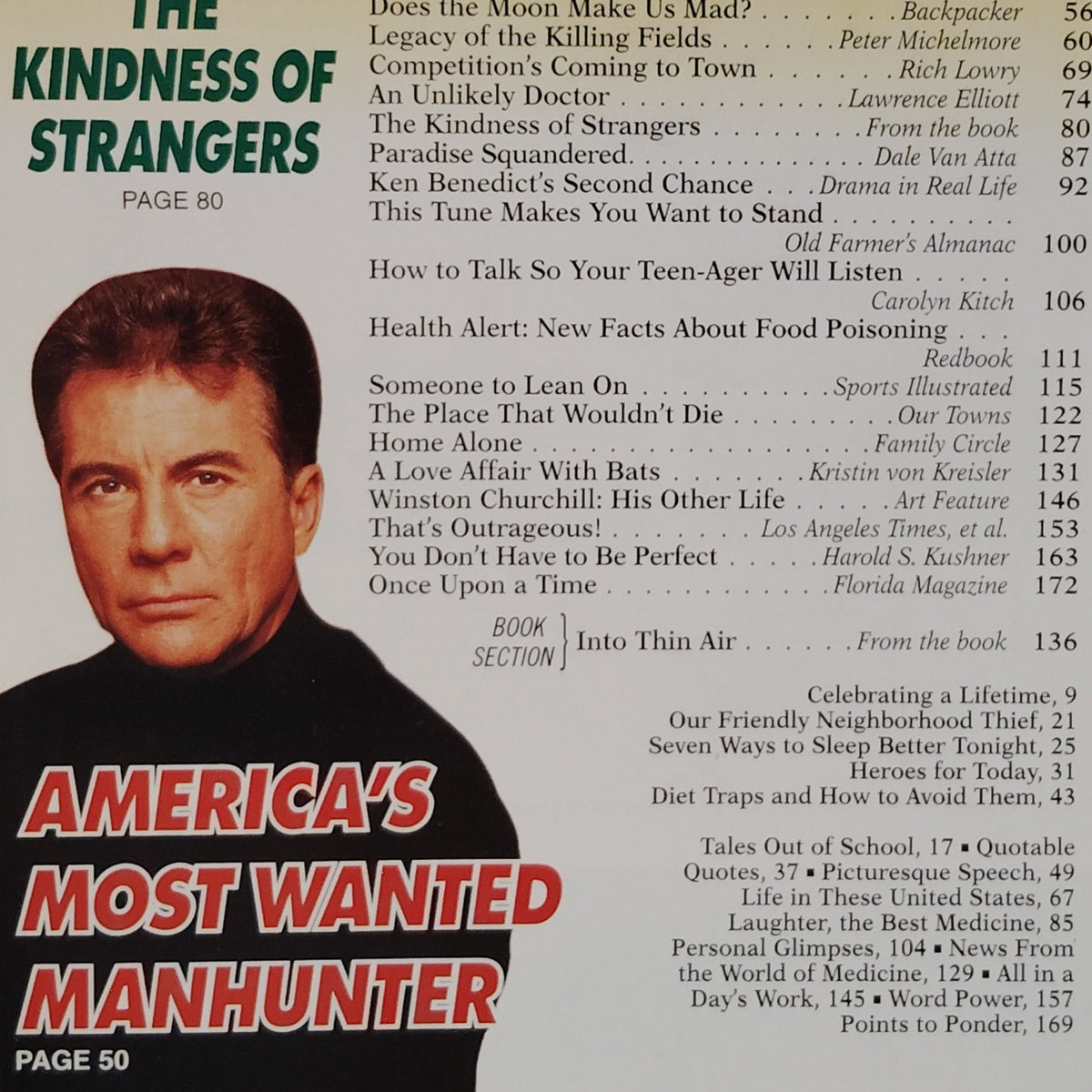 Reader's Digest May 1997 John Walsh America's Most Wanted Vintage Back Issue