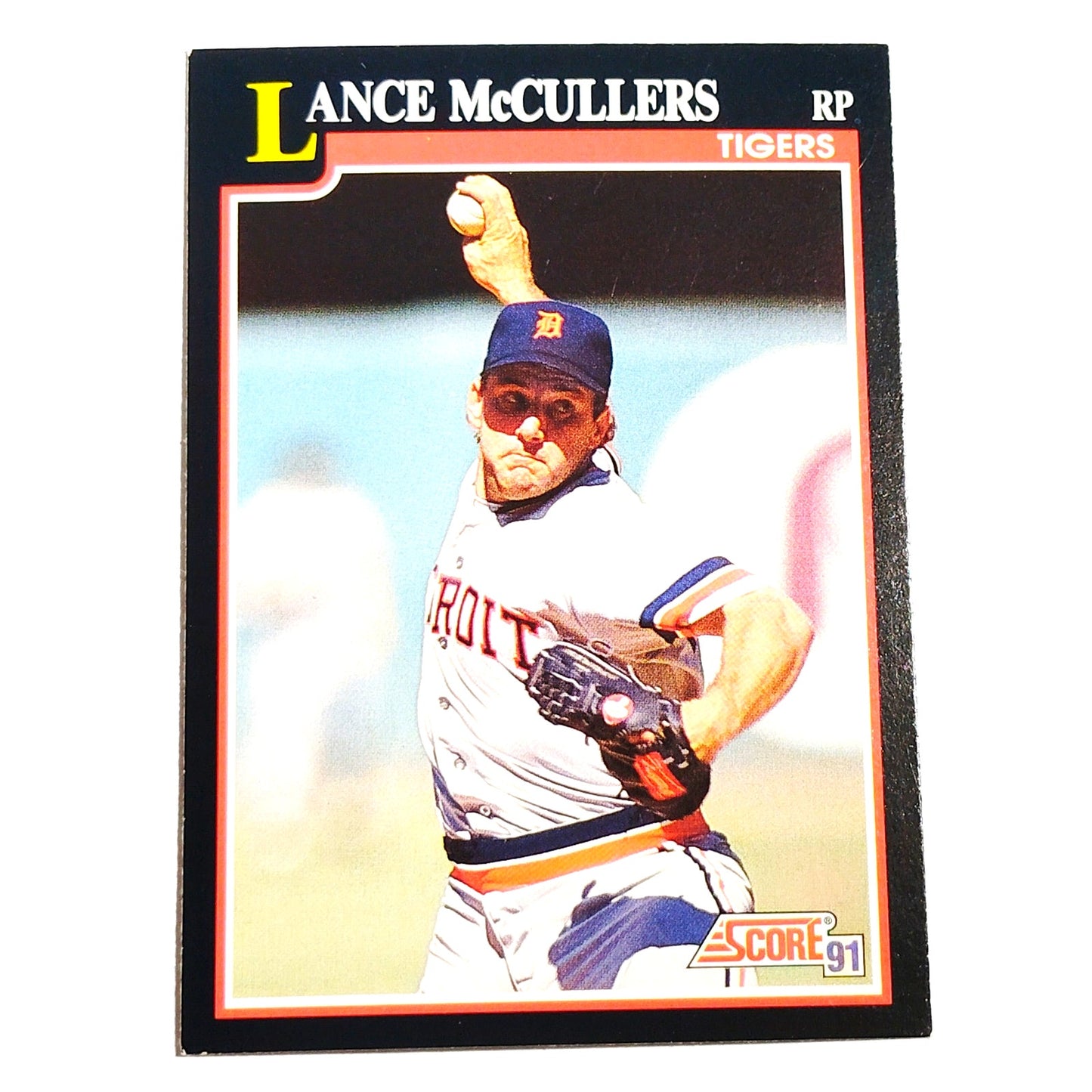 1991 Score Lance McCullers #313 Detroit Tigers Pitcher MLB Baseball Card NM