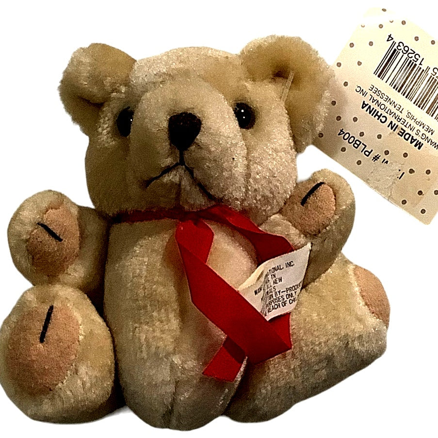 Wang's International Inc., Jointed Arms & Legs Teddy Bear, Circa 1990's, PLB004