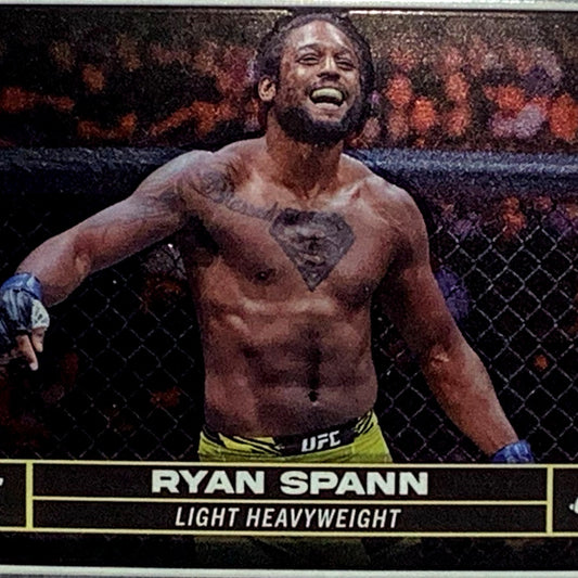 Ryan Spann, UFC Light Heavyweight, Card 171, 2024 Topps Chrome UFC, NM+