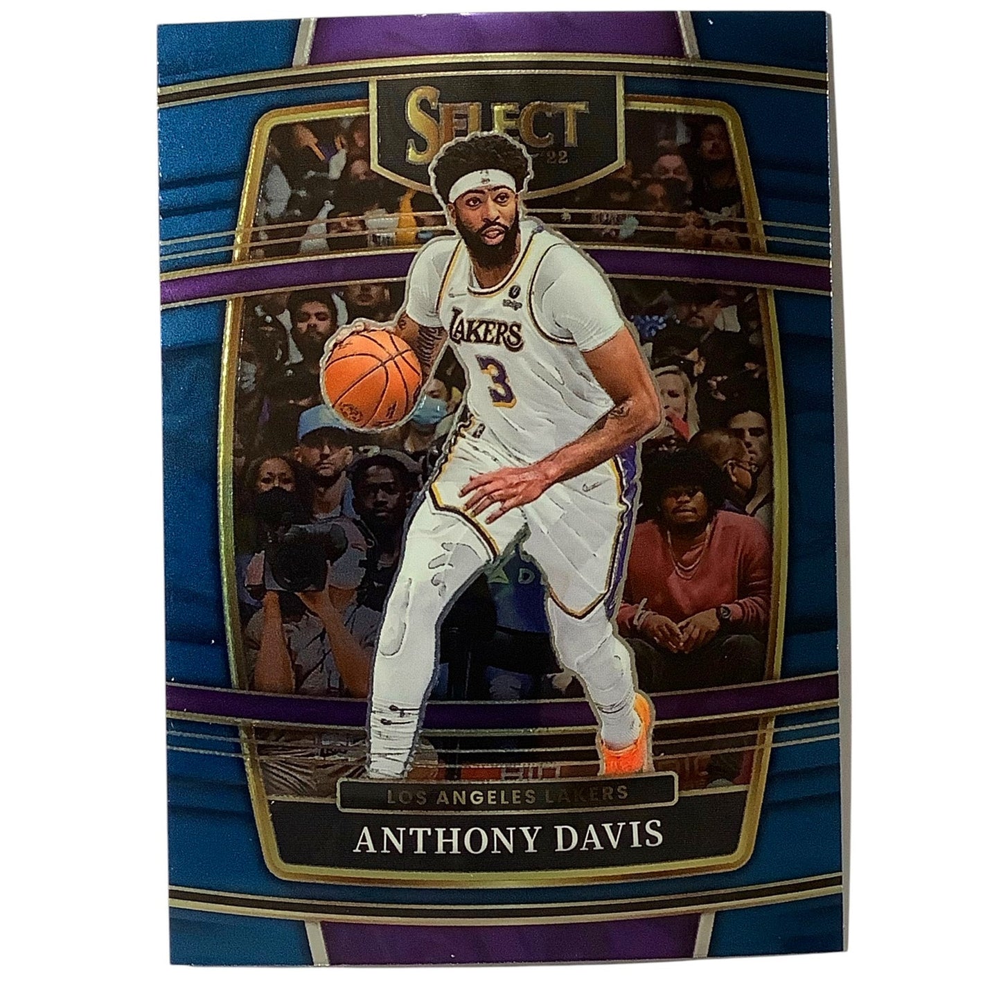 Anthony Davis, Los Angeles Lakers, Card #39, 2021-22 NBA Panini Select
