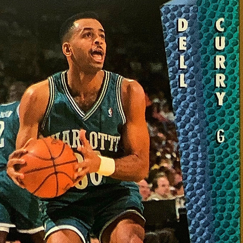 Dell Curry (G), Card #22, Charlotte Hornets, 1992-93 Fleer NBA