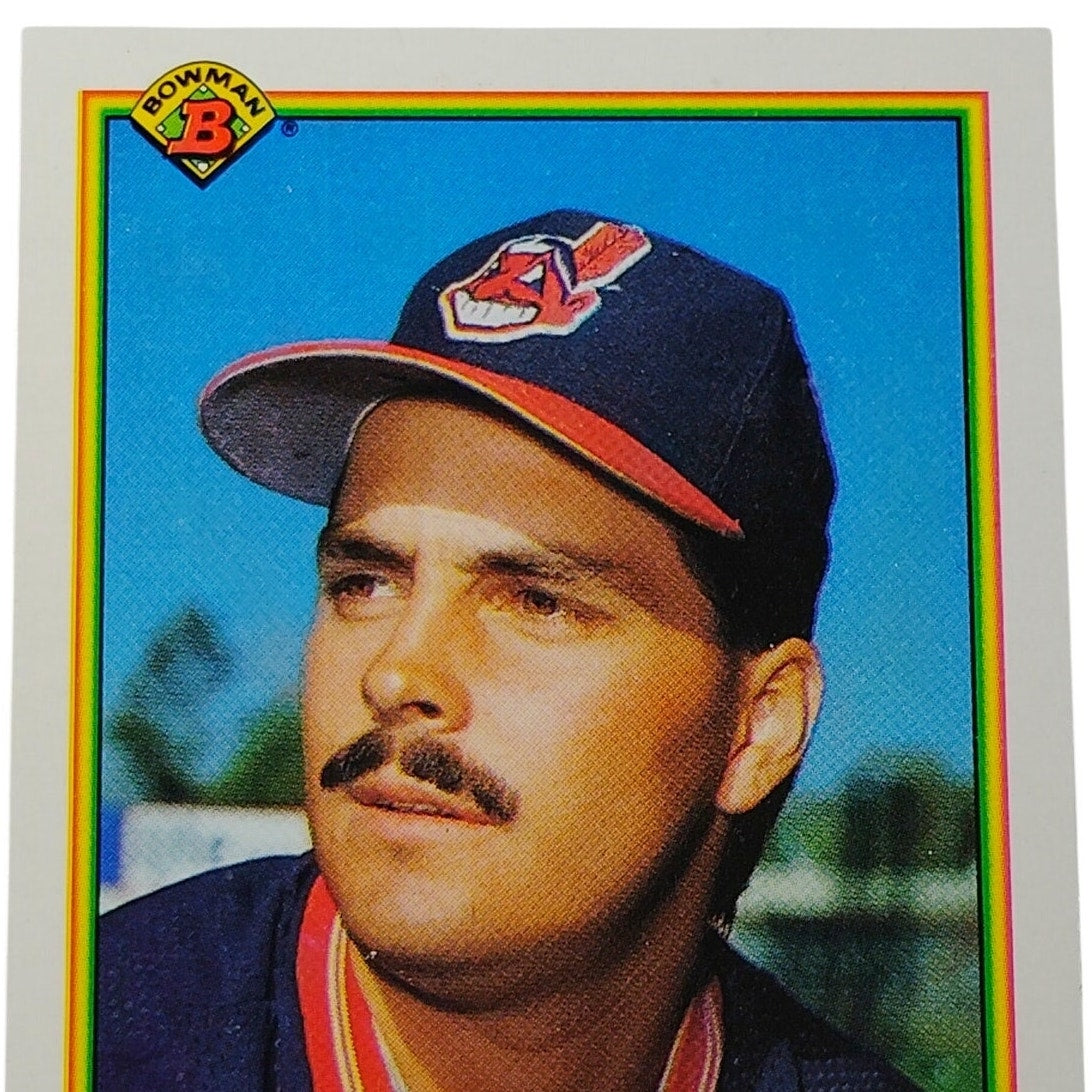 1990 Bowman Kevin Wickander #327 Cleveland Indians Pitcher MLB Baseball Card NM