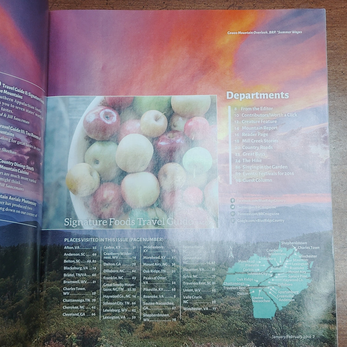 Blue Ridge Country Magazine - Jan/Feb 2016 Travel Guide - Grandfather Mountain Ad
