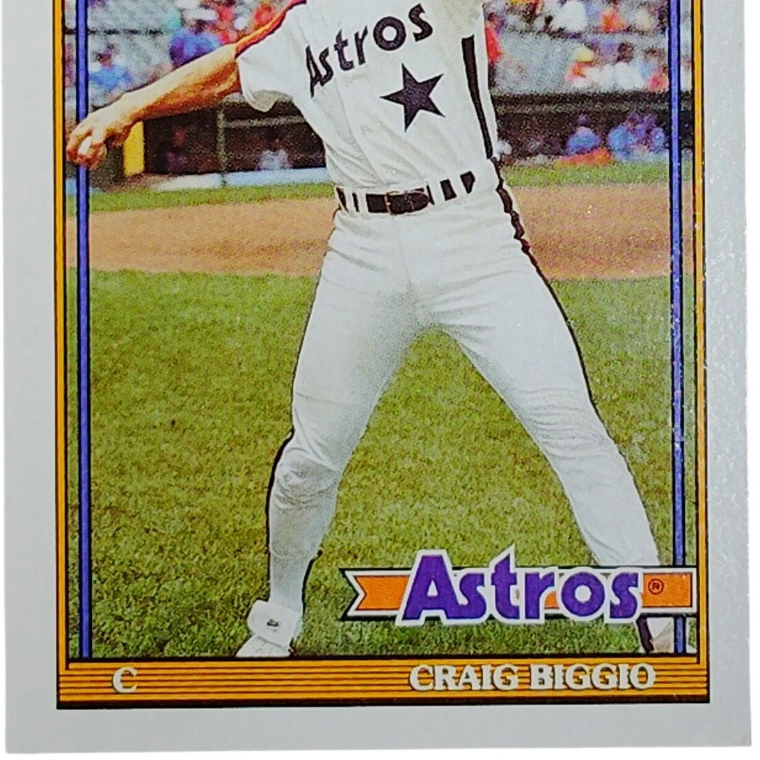 1991 Topps Craig Biggio #565 Astros C/2B HOF All Star Houston Fan Favorite VG/EX