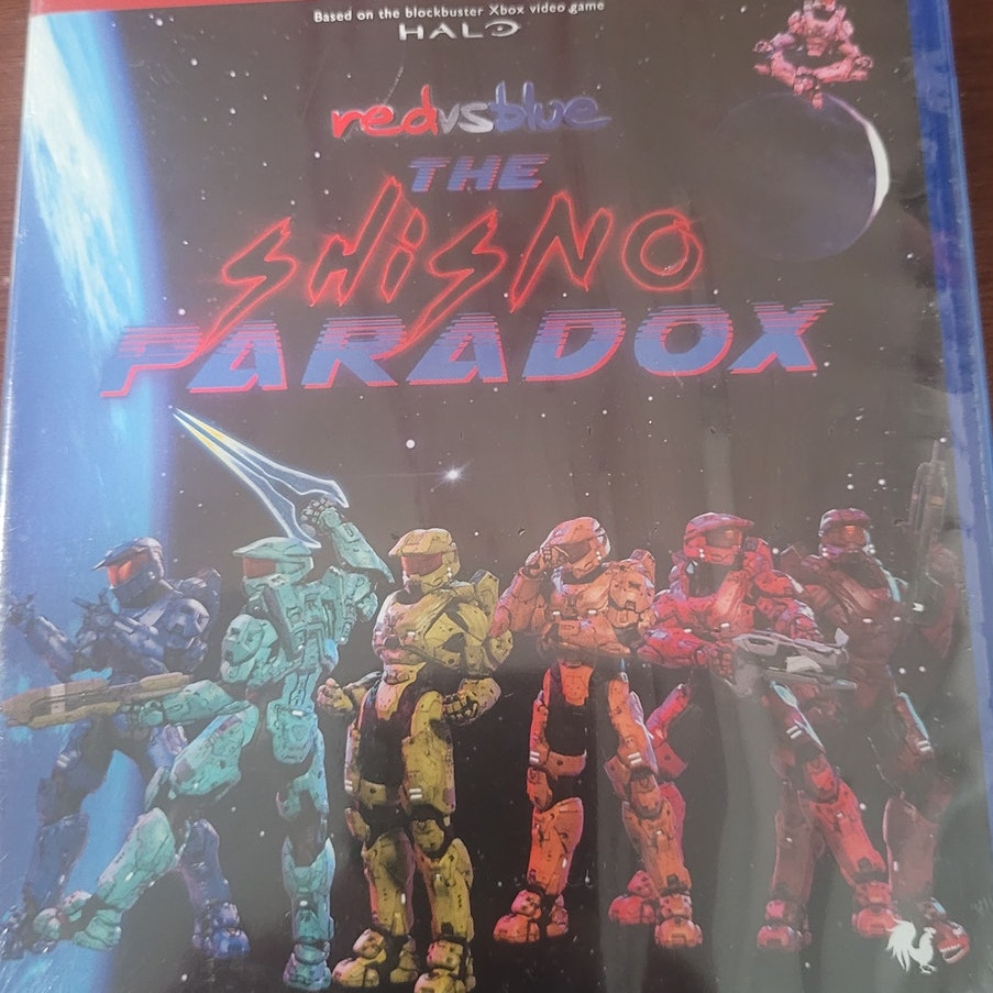 Red Vs Blue Shisno Paradox Blu-ray DVD Combo, Sci-Fi Comedy Action Rooster Teeth