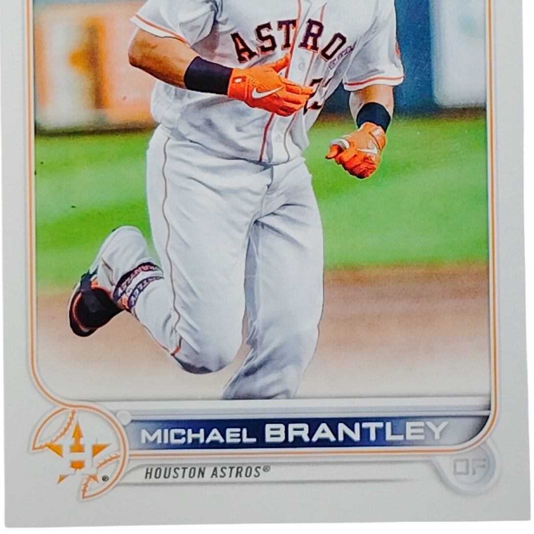 2022 Topps Series 1 #199 Michael Brantley Houston Astros Outfielder - VG/EX