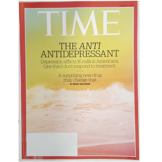 TIME Magazine August 7 2017 Anti Antidepressant Ketamine Back Issue