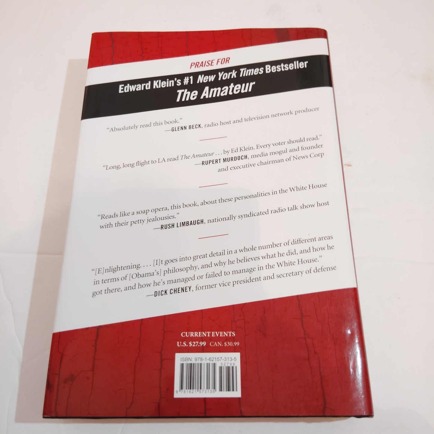 Blood Feud Clintons vs Obamas 2009 Hardcover Excellent Cond Underlined Notes LN