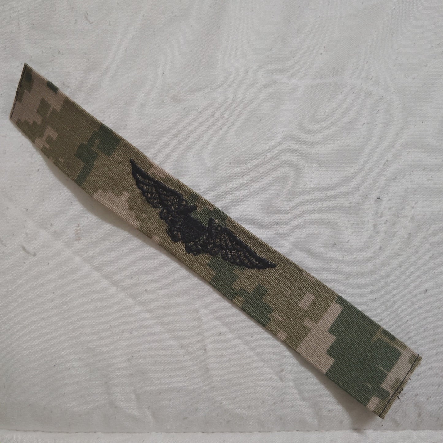U.S. Navy NFO Badge Tape – NWU Type III – 7.5" × 1" TE Sew‑On - Novelty Patch