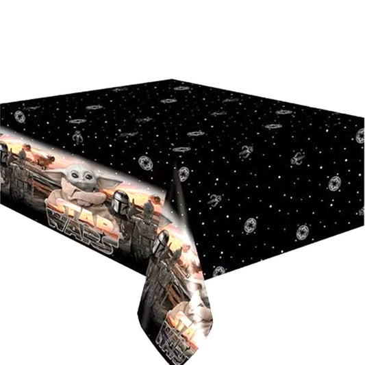 Star Wars Mandalorian Baby Yoda Party Table Cover 54×84 in Disposable