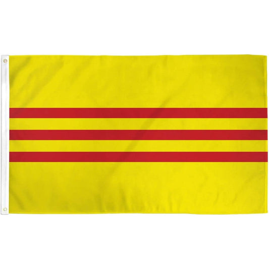The Republic of South Vietnam Flag, 3' x 5'  100D Poly Flag / Banner