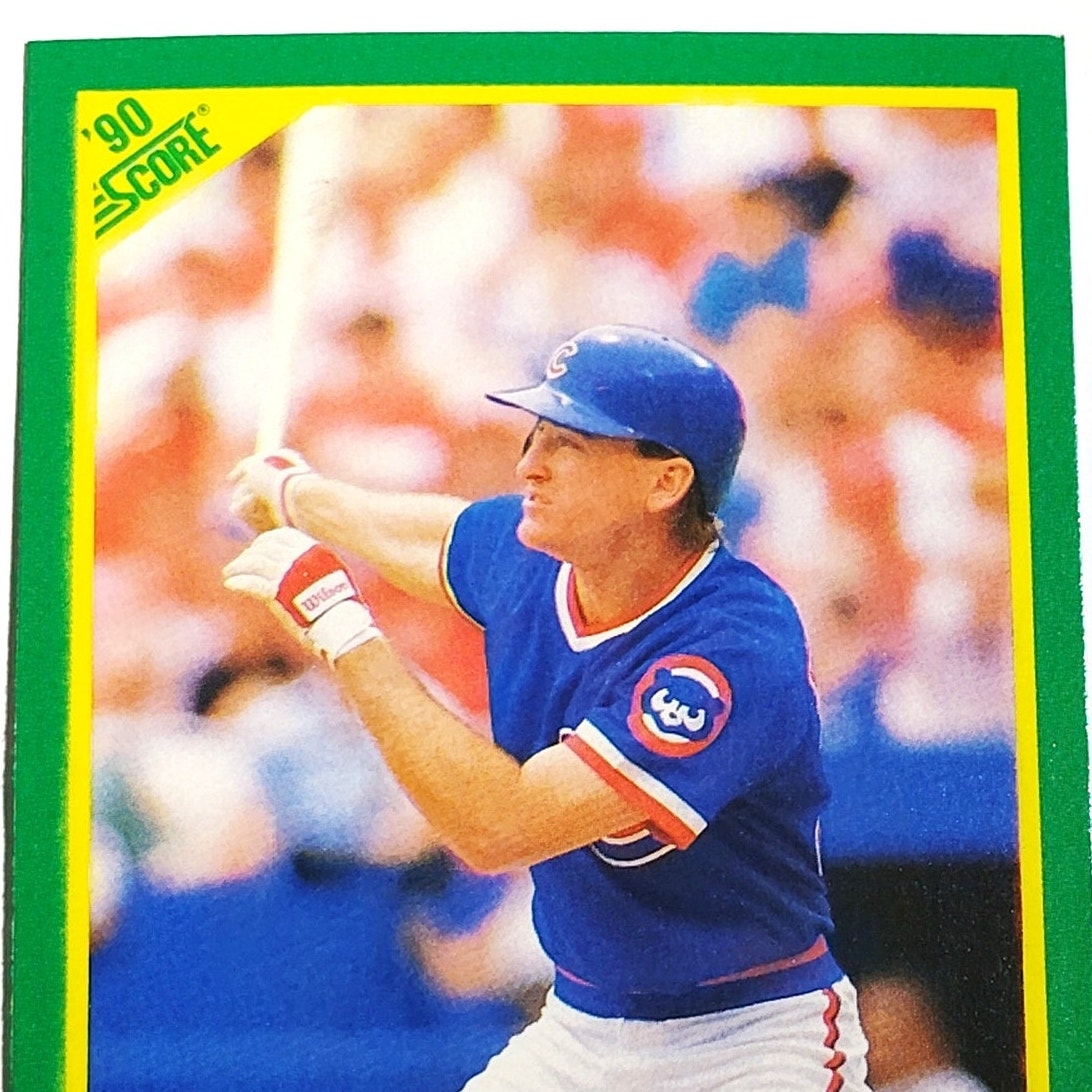 1990 Score Mitch Webster Card No. 85 Chicago Cubs OF VG/EX