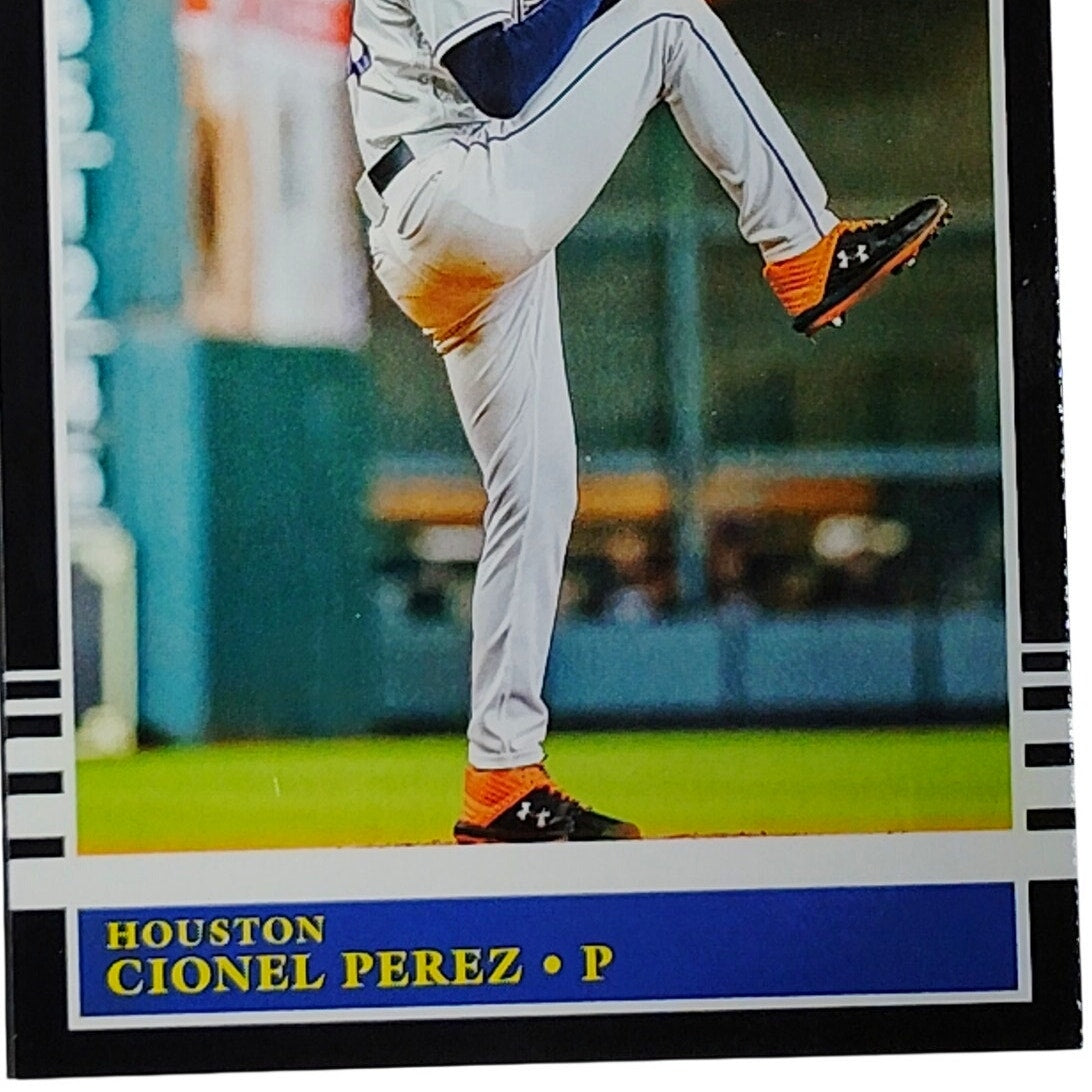 2019 Donruss #233 Cionel Perez Rated Rookie Card Houston Astros Pitcher - VG/EX