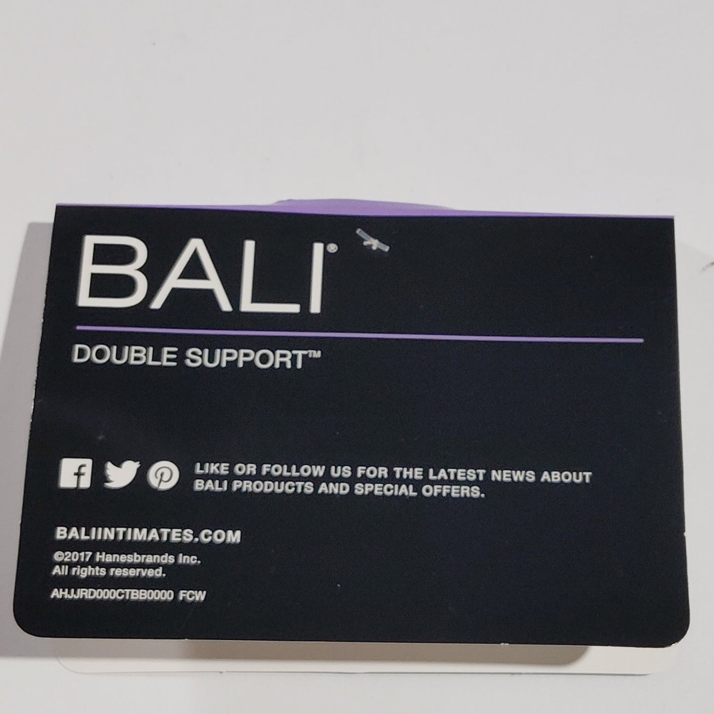 Bali Double Support Brief Panty Set – 3 Pack – Size L/7 - Multi-Colors