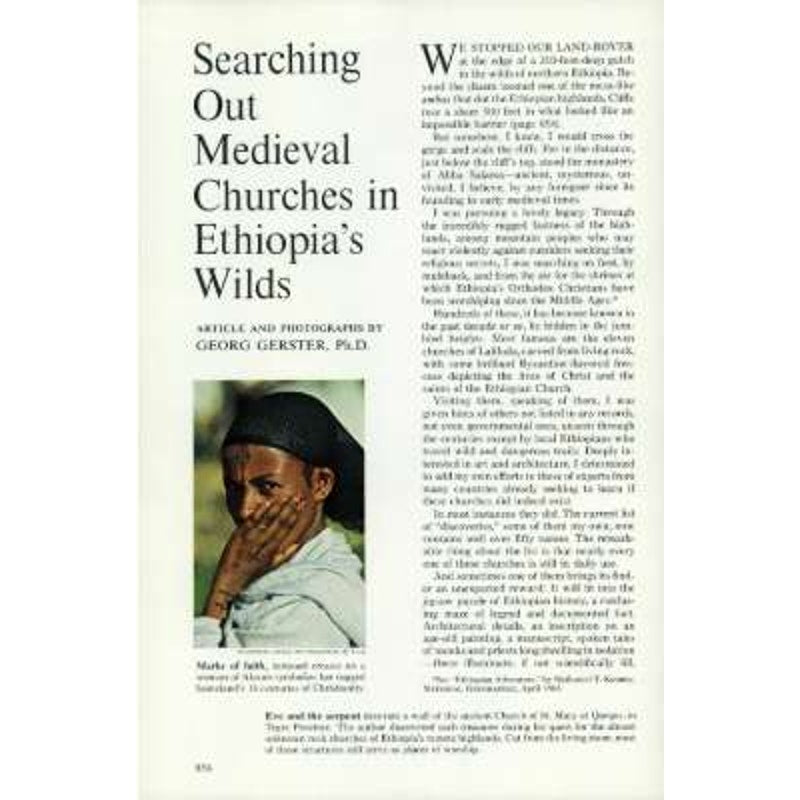 National Geographic Magazine DEC 1970, Old Salem, Ethiopia, Japan, Pentecost ...