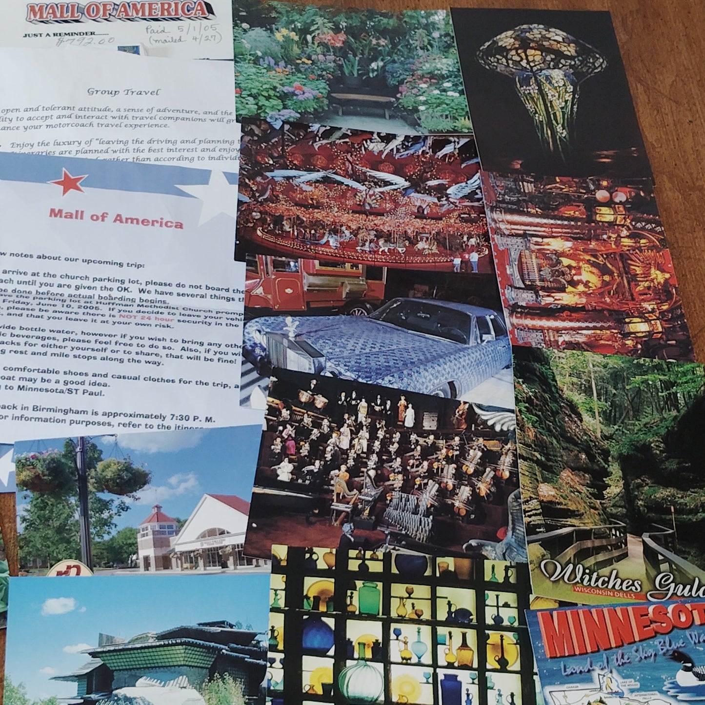 Vintage WI MN ND IA Postcard Lot - Mall of America, Budweiser Clydesdales