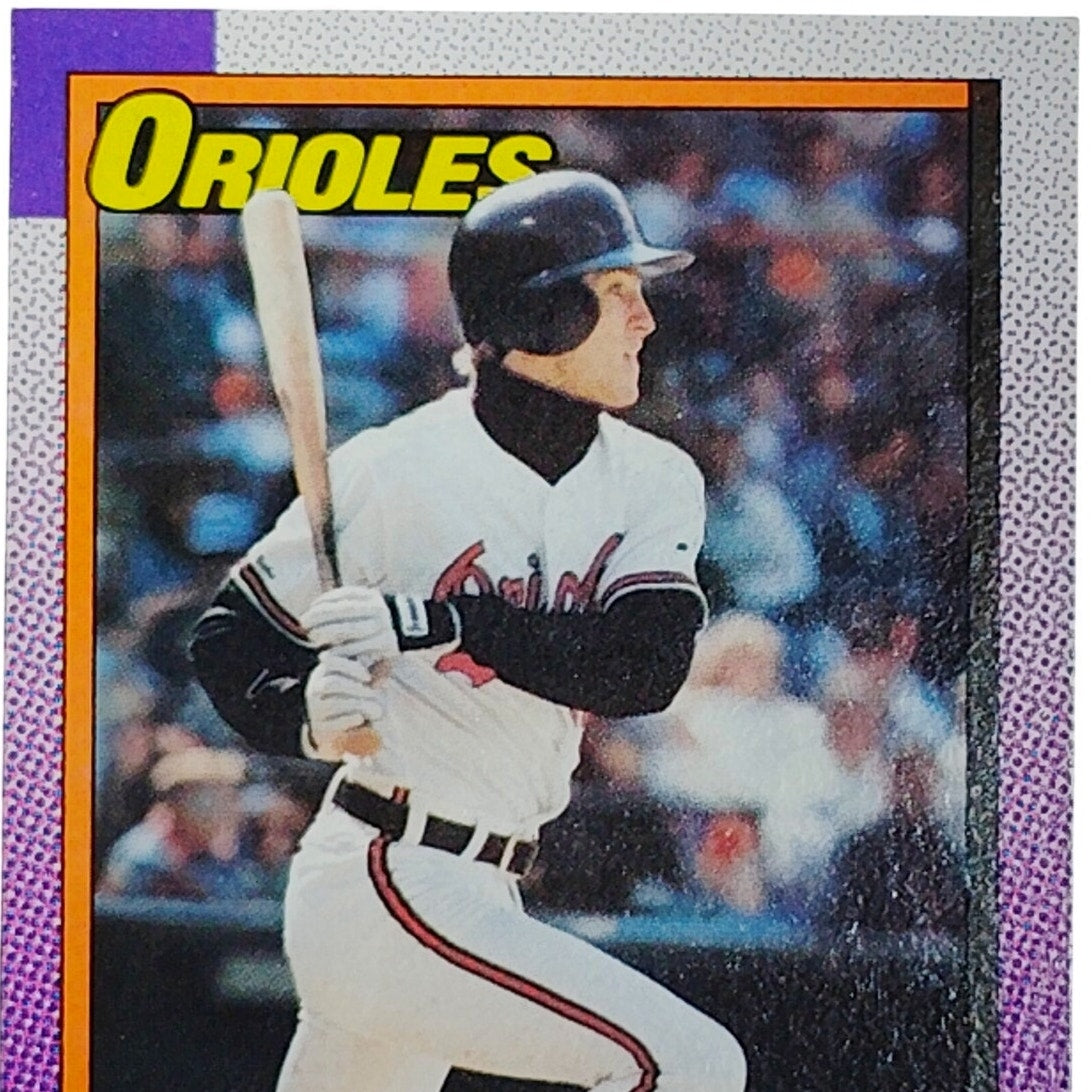 1990 Topps #349 Steve Finley Baltimore Orioles Outfielder - VG/EX