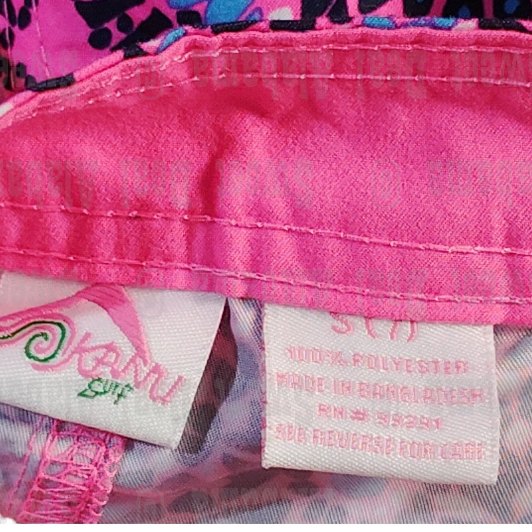 Kanu Surf Sassy UPF 50+ Boardshorts Style #4505 – Pink, Size 7 (Big Kids)