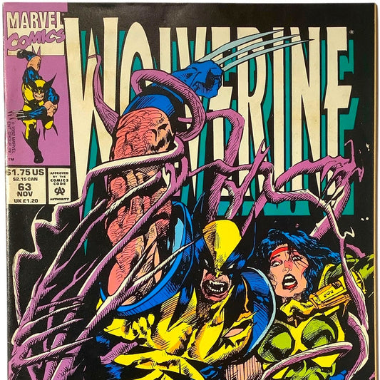 Marvel's Wolverine #63, Bastions of Glory!, Nov. 1992, VF/NM 9.0