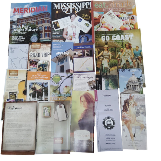 Mississippi Travel Ephemera Lot - Guides, Maps, Brochures, 2015 Collectibles