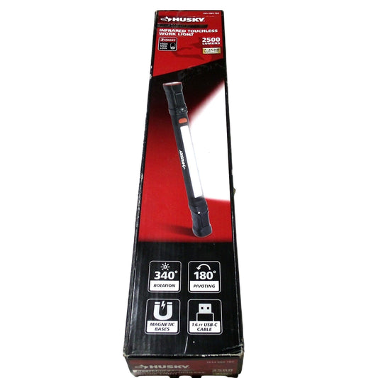Husky 2500 Lumen LED Rechargeable Infrared Touchless Work Light Magnetic